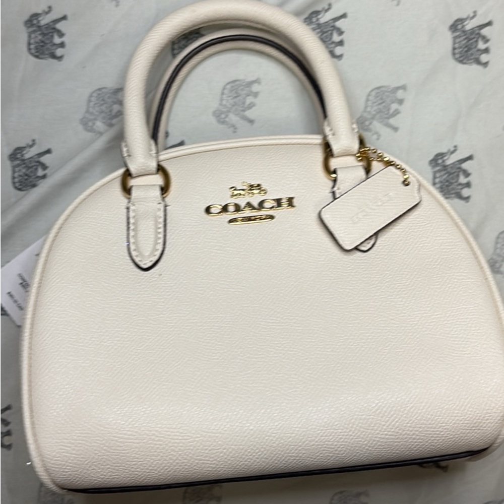 NWT Coach chalk Sydney satchel